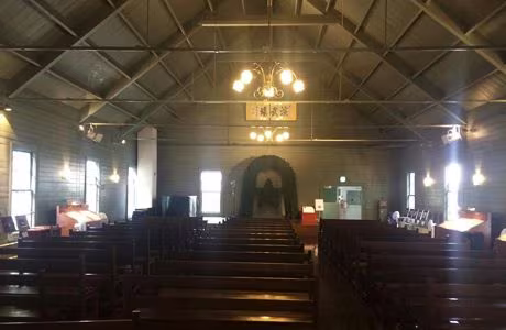 札幌市時計台 館内の導入現場